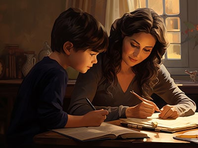 על הספה - כתבות ומאמרים - שיעורי בית של הילדים – האם וכיצד נכון לסייע?