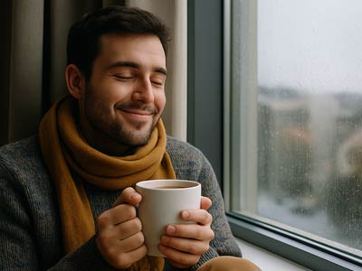 על הספה - כתבות ומאמרים - איך מתמודדים עם דיכאון חורף?  מדריך אופטימי לעונה החשוכה